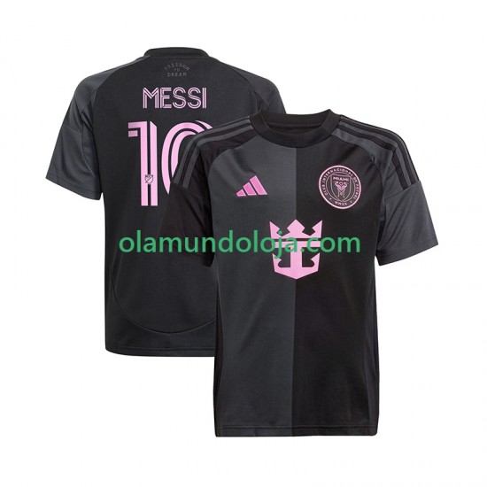 Camisola Inter Miami Lionel Messi 10 Homem Equipamento Segundo 2025 Manga Curta